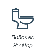 Baños en rooftop